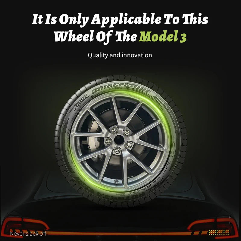 18-Inch Arachnid-Style Hubcap Covers for Model 3 (2017-2023), Set of 4