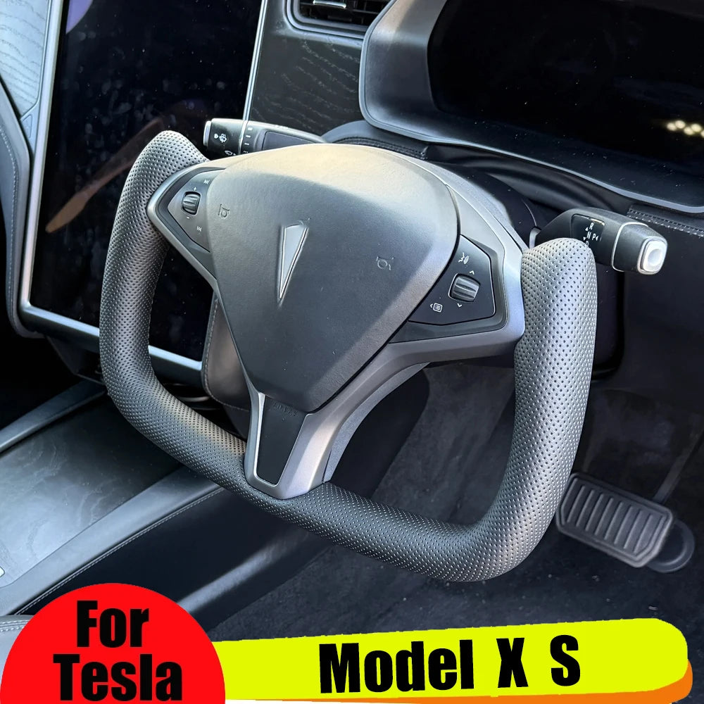 Alcantara Carbon Yoke Steering Wheel for Model S / Model X