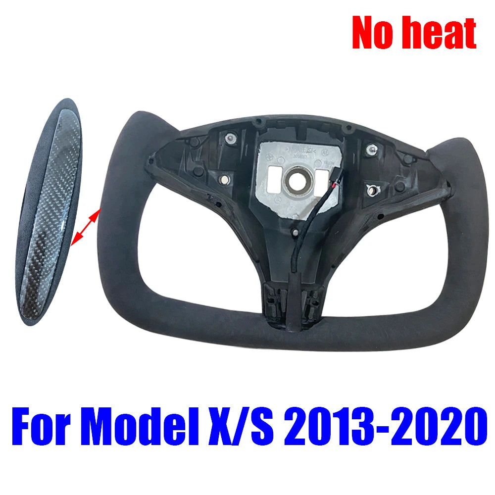 Carbon Fiber Heated Yoke Steering Wheel for Model S / Model X (2014–2020)
