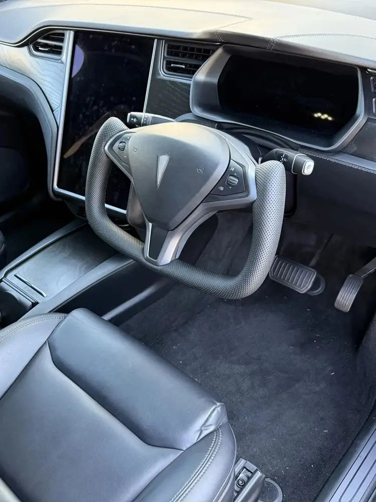 Carbon Fiber Heated Yoke Steering Wheel for Model S / Model X (2014–2020)