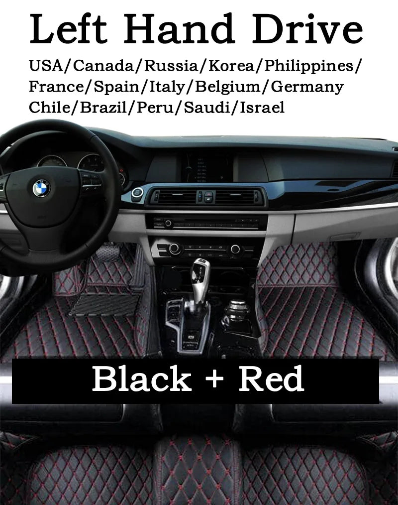 Leather Floor Mats for BMW i5 Sedan (2023-2027)