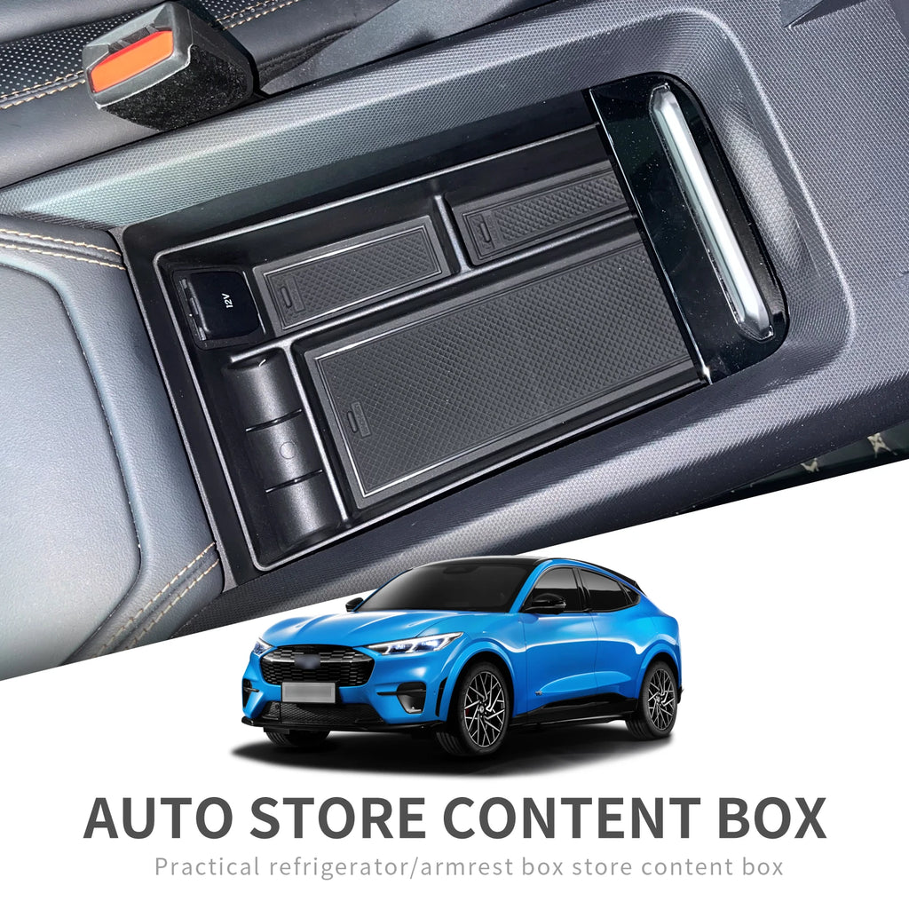 Center Console Armrest Organizer for Mustang Mach-E (2021-2024)