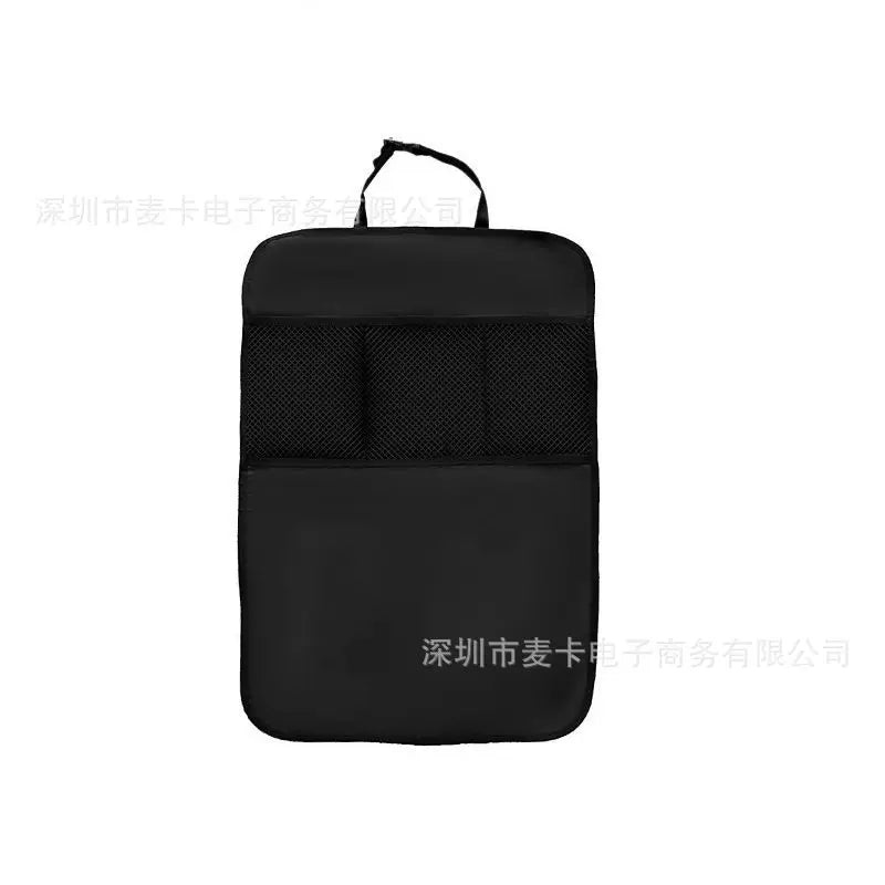 Rear Seat Back Kick Mat Protector with Storage Pockets, Universal Fit