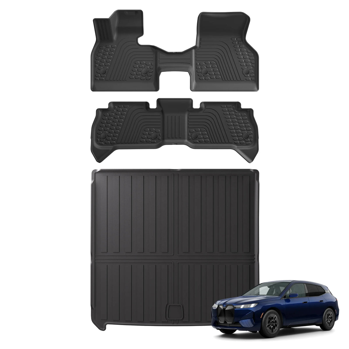 TPE Floor & Cargo Mats for BMW iX (2022-2026)