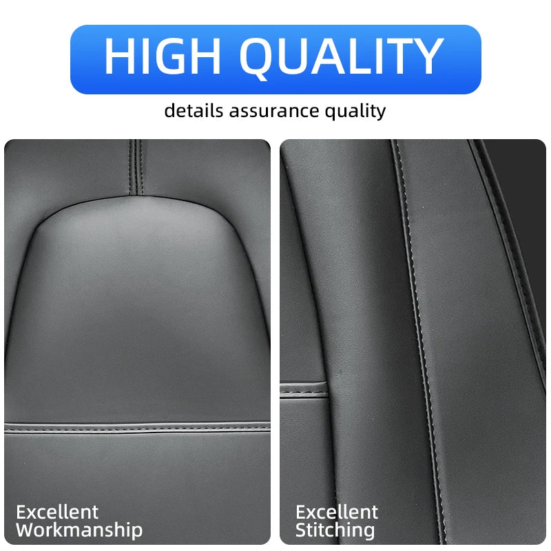 Seat-Back Kick Protector with Organizer for Model 3 & Model Y