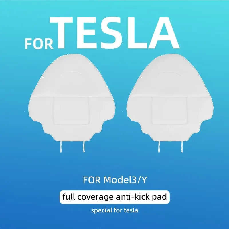 Rear Seat Back Anti-Kick Mats for Model 3 (2017-2023) & Model Y (2020-2023)