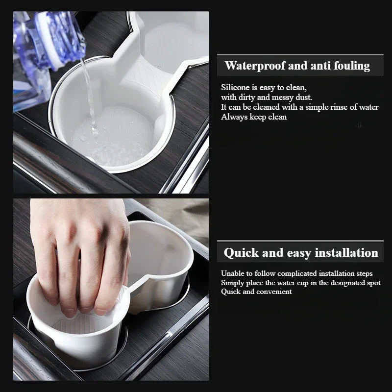 Silicone Center Console Cup Holder for Model X (2021+)