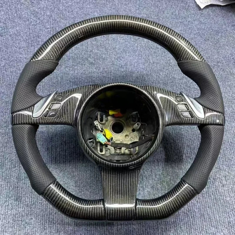 Sports Carbon Fiber Steering Wheel for Porsche Taycan / Macan