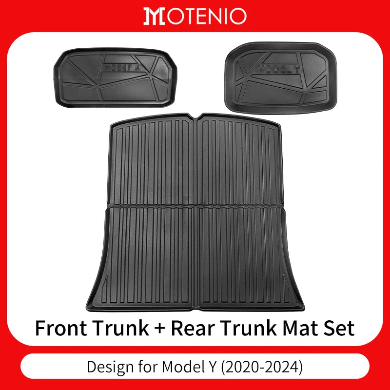 TPE Floor & Trunk Mat Set for Model Y (2020-2024)