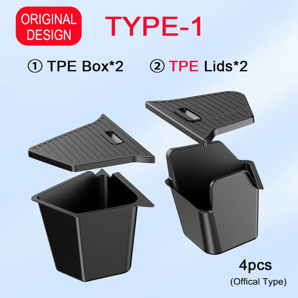 Rear Trunk Side Storage Bin for Model Y Juniper (2025+)