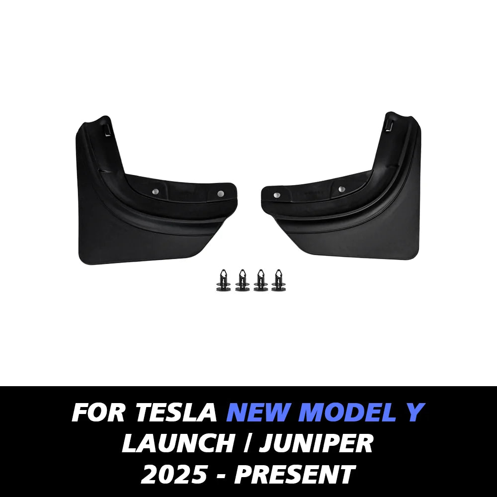 No-Drill Mud Flaps for Model Y Juniper (2025+), Set of 4