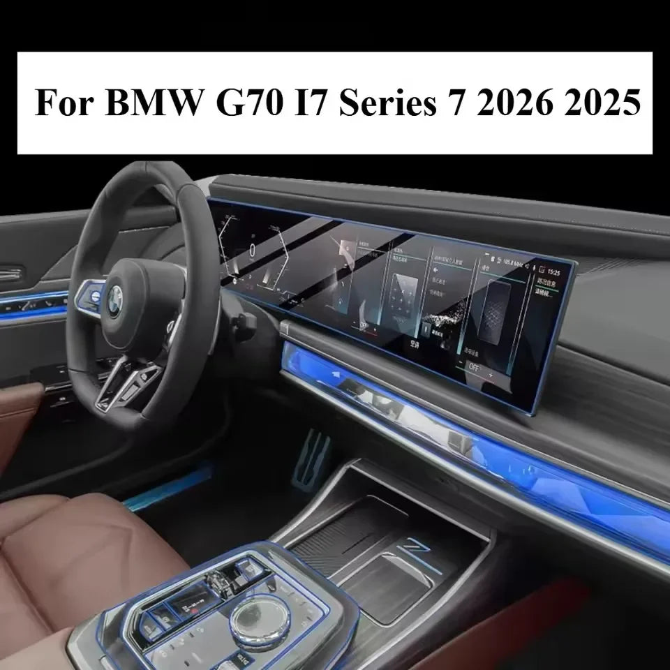 TPU Interior Console Film for BMW i7 G70 (2023-2026)