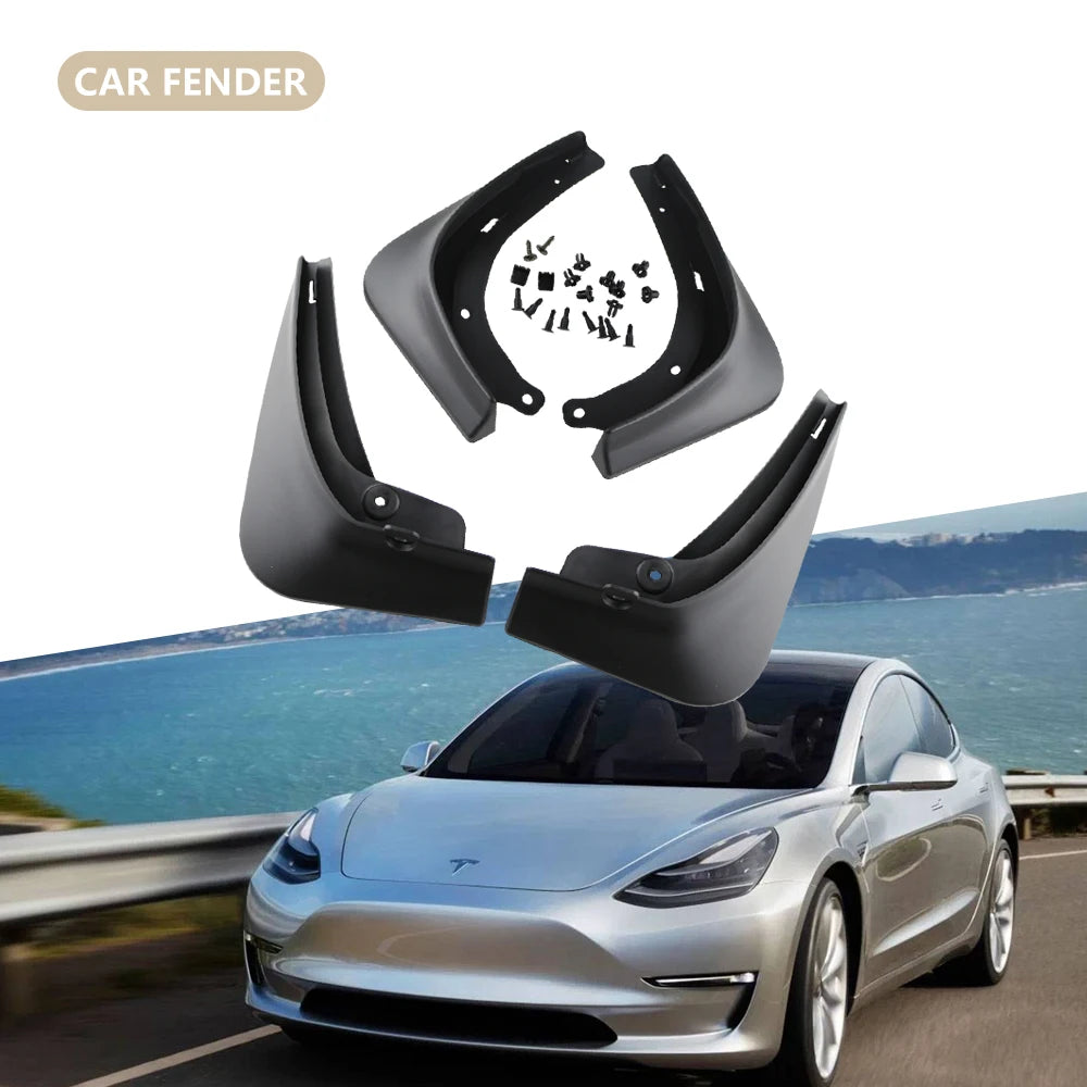 Soft Mud Flaps for Model 3 (2017-2023)