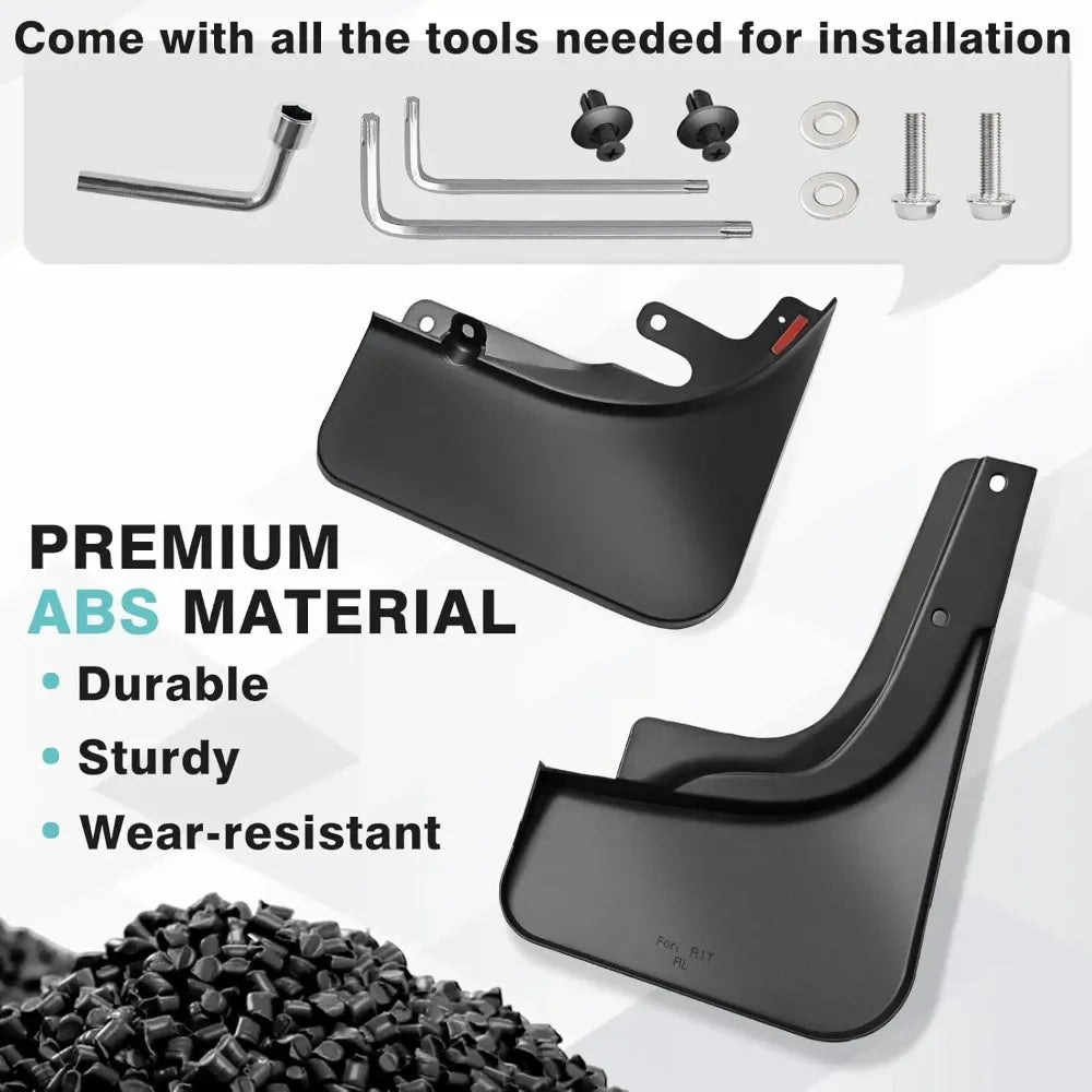 Mud Flaps for Rivian R1T (2022-2026), Set of 4