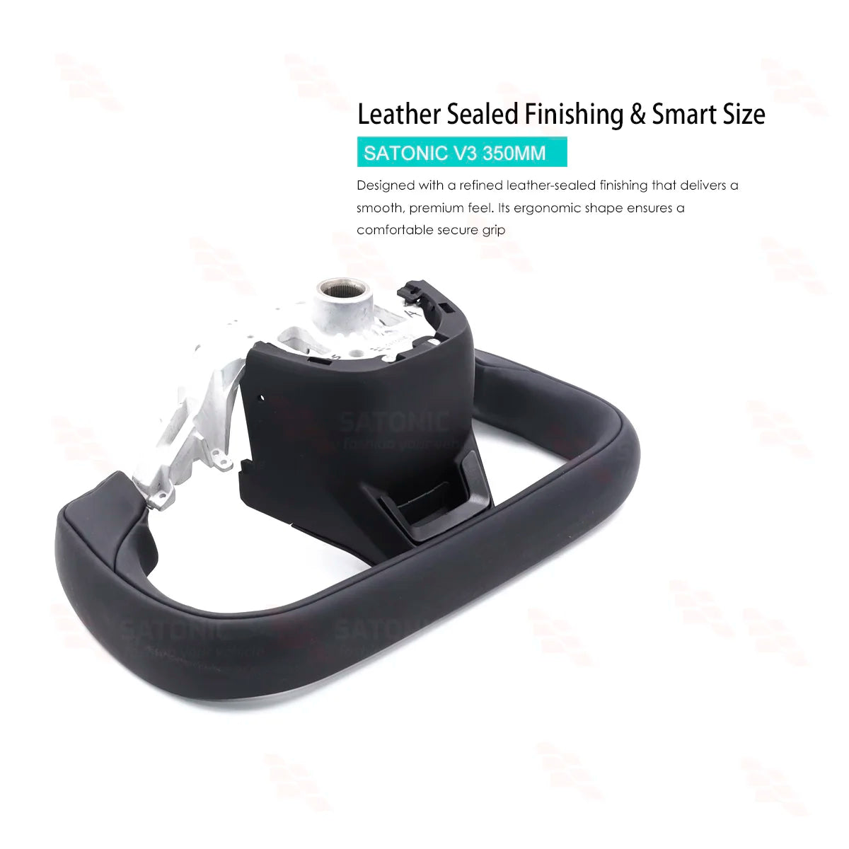 Custom Heated Yoke Steering Wheel for Model Y Juniper — Sport Colors