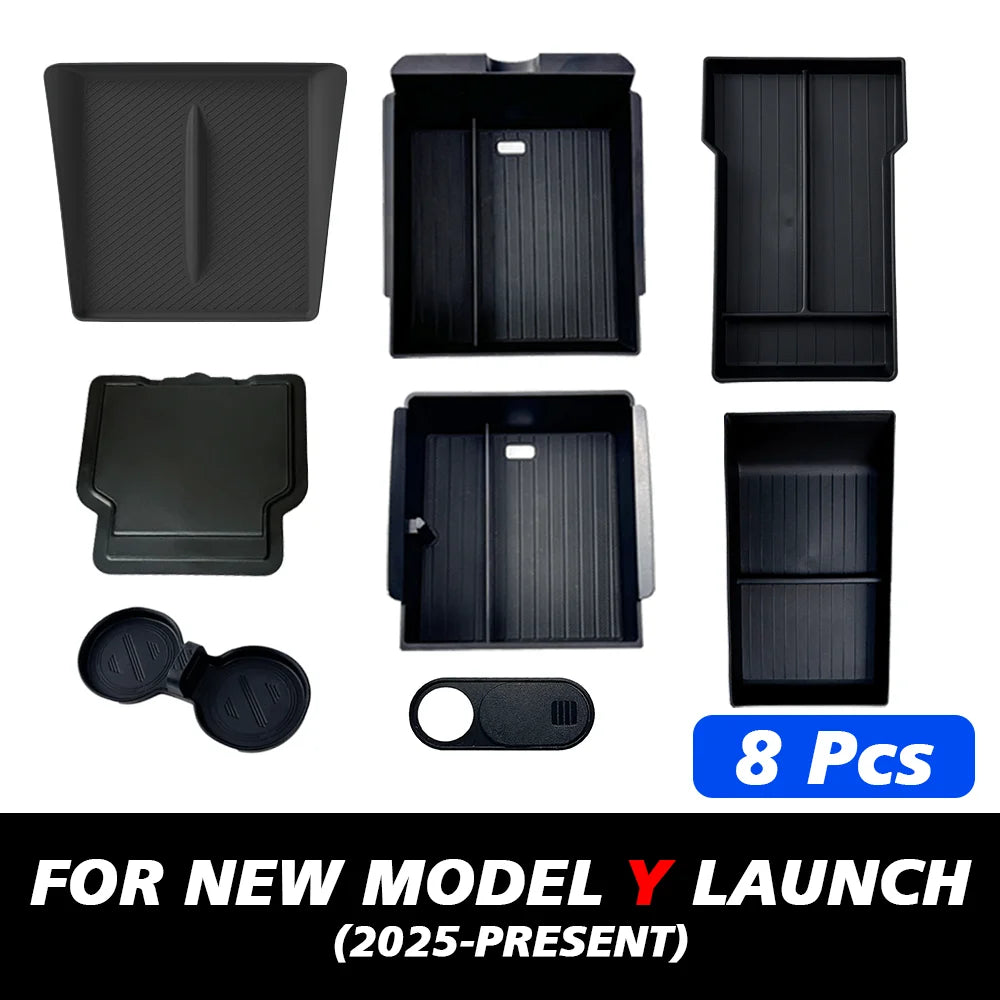 Armrest Storage Tray for Model Y Juniper (2025+)