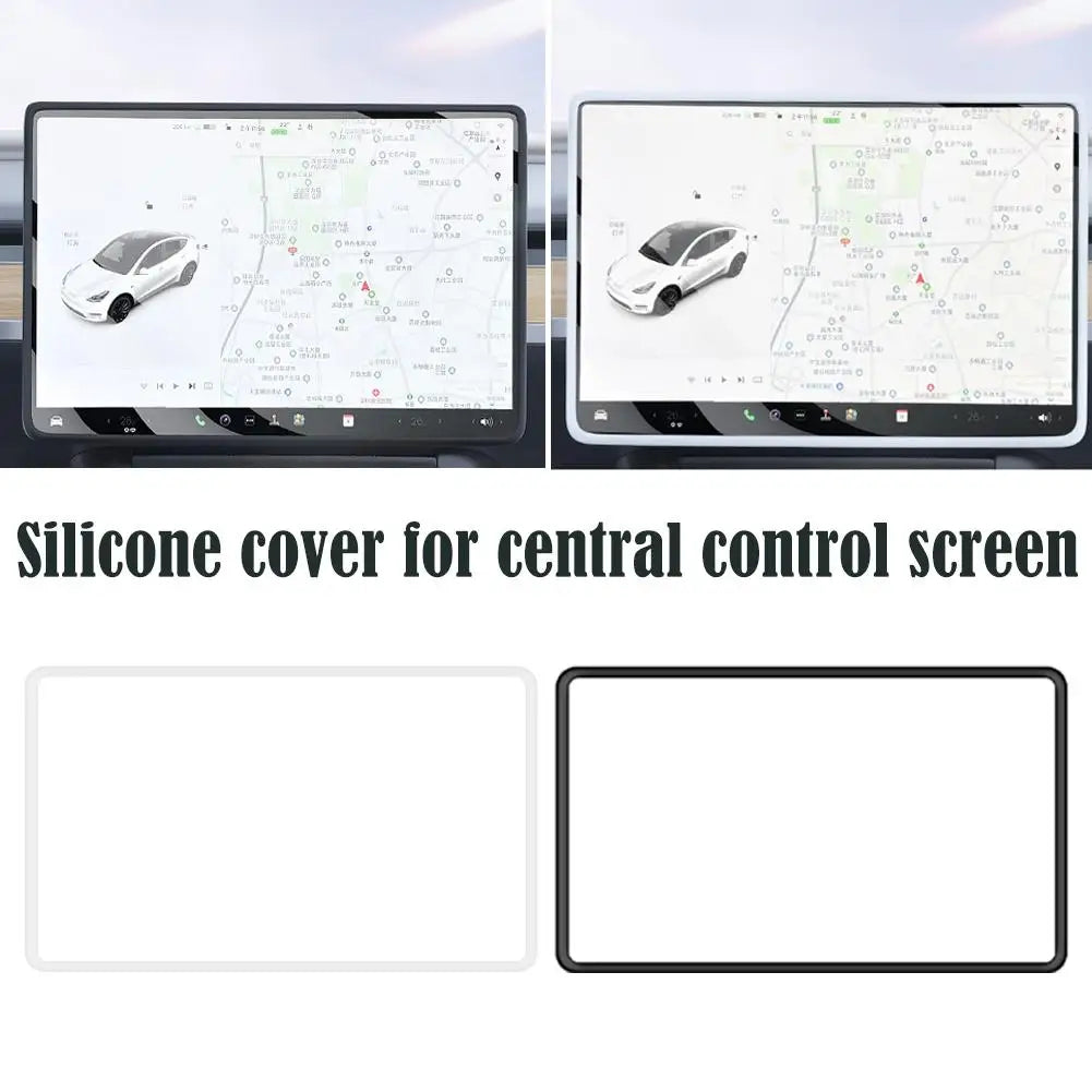 Silicone Screen Bezel Protector for Model Y Juniper (2025+)