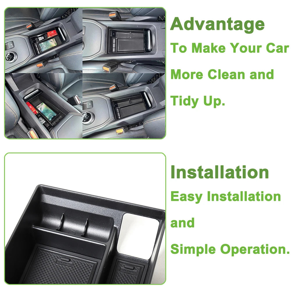 Center Console Armrest Organizer for Mustang Mach-E