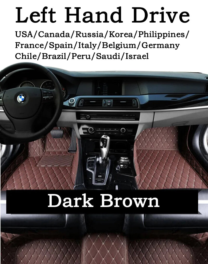 Leather Floor Mats for BMW i5 Sedan (2023-2027)