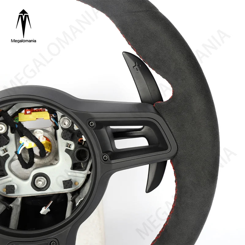 Alcantara LED Carbon Steering Wheel for Porsche Taycan / Macan