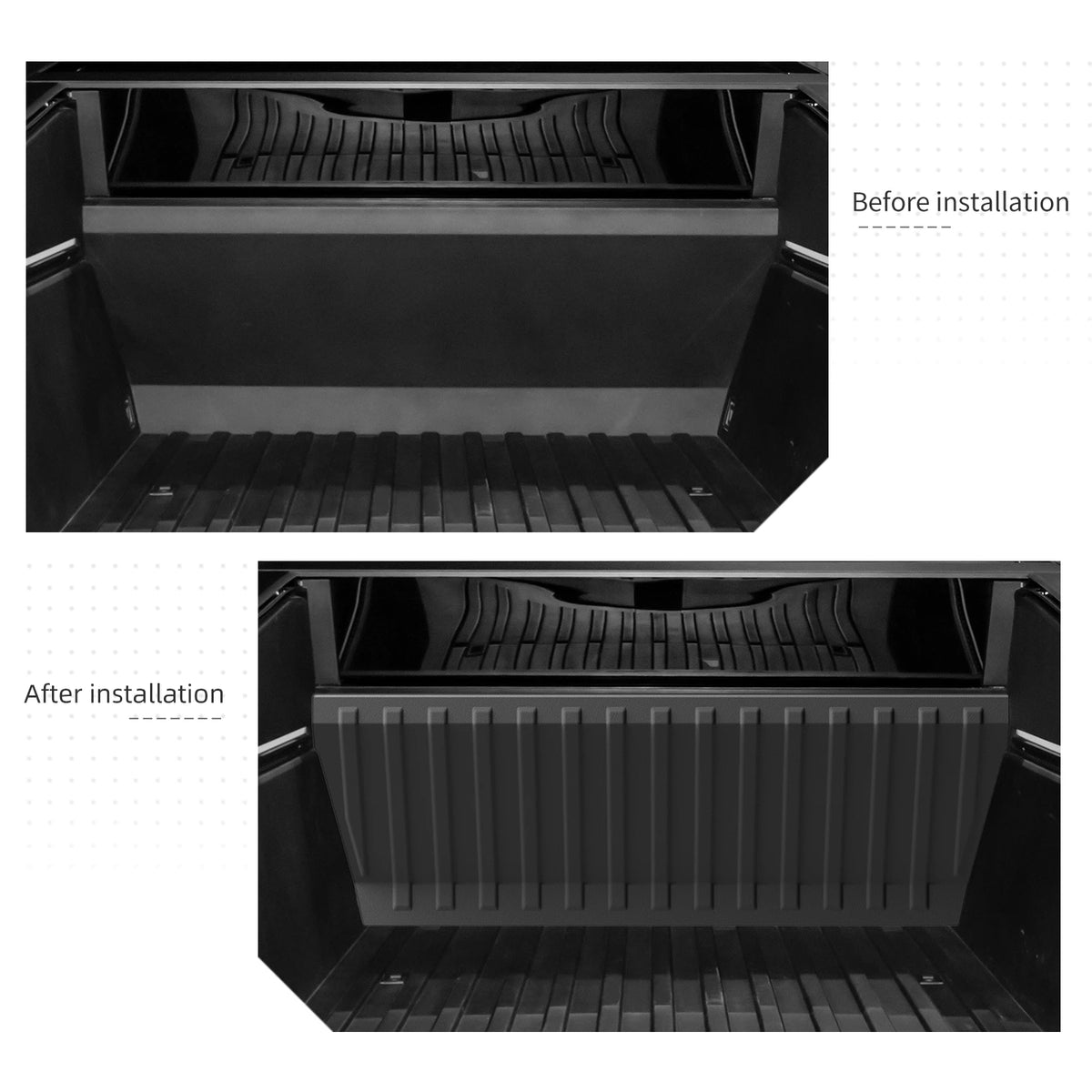 TPE Rear Trunk Front Protective Pad for Cybertruck (2024-2026)