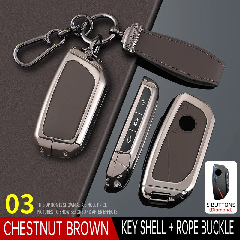 Zinc Alloy Key Cover for BMW iX / i5 / i7