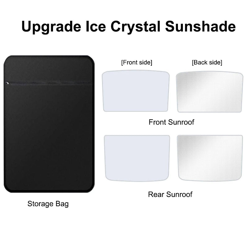 Ice-Cloth Glass Roof Sunshade for Model 3 / Model Y