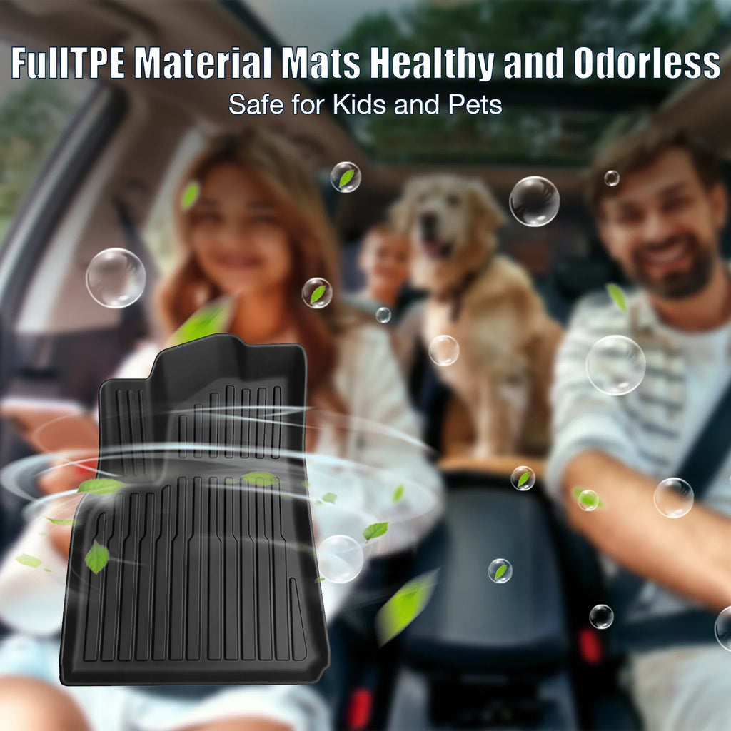 6-Piece TPE Floor Liners for Model Y (2021-2024)