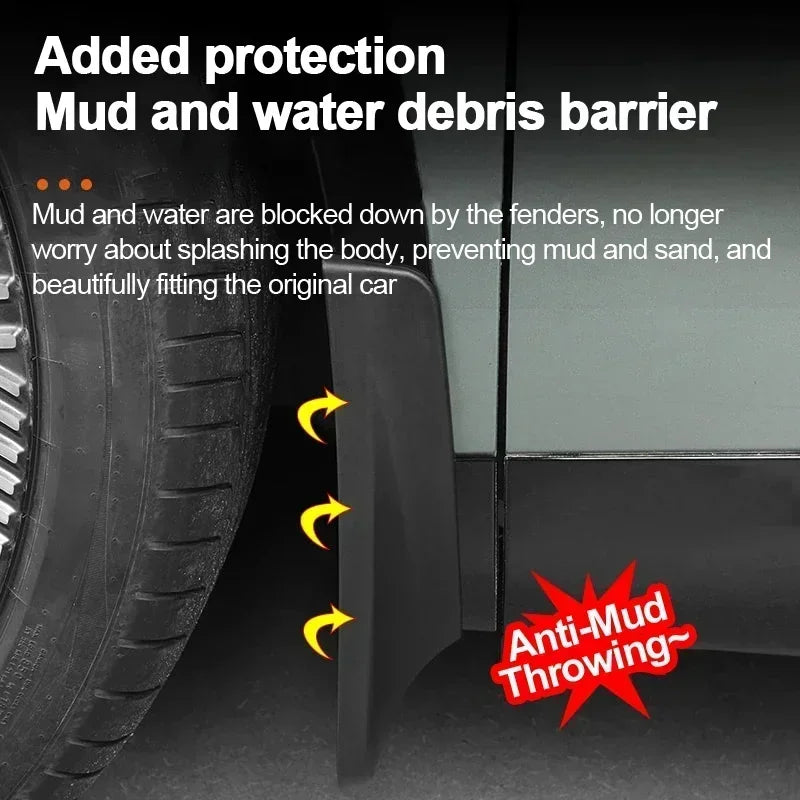 Mud Flaps for Mercedes EQE Sedan (2022-2025), Set of 4