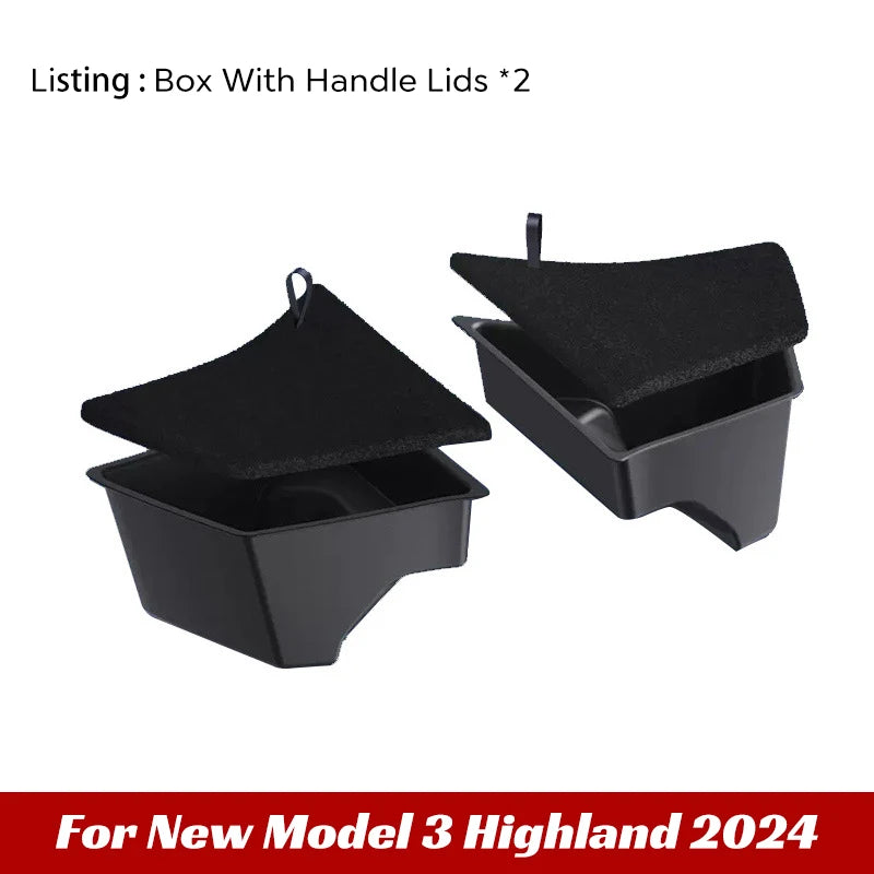 Rear Trunk Side Storage Bin for Model 3 Highland (2024+)