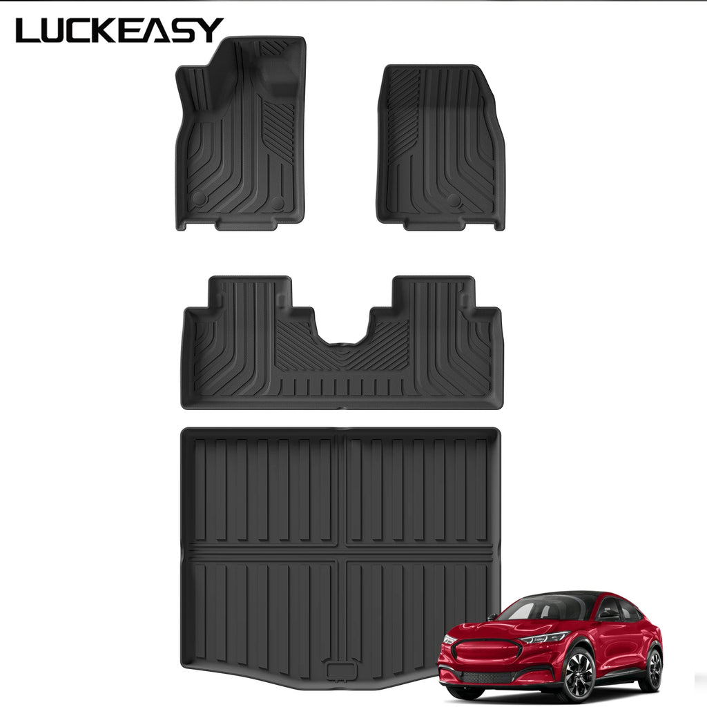 All-Weather Floor & Trunk Mats for Mustang Mach-E (2021+)