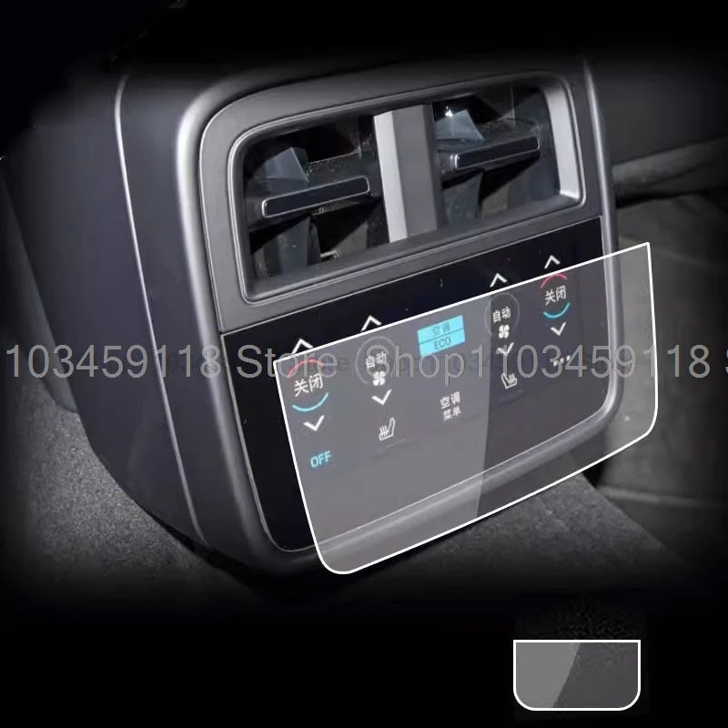 Rear AC Touchscreen Protector for Porsche Taycan