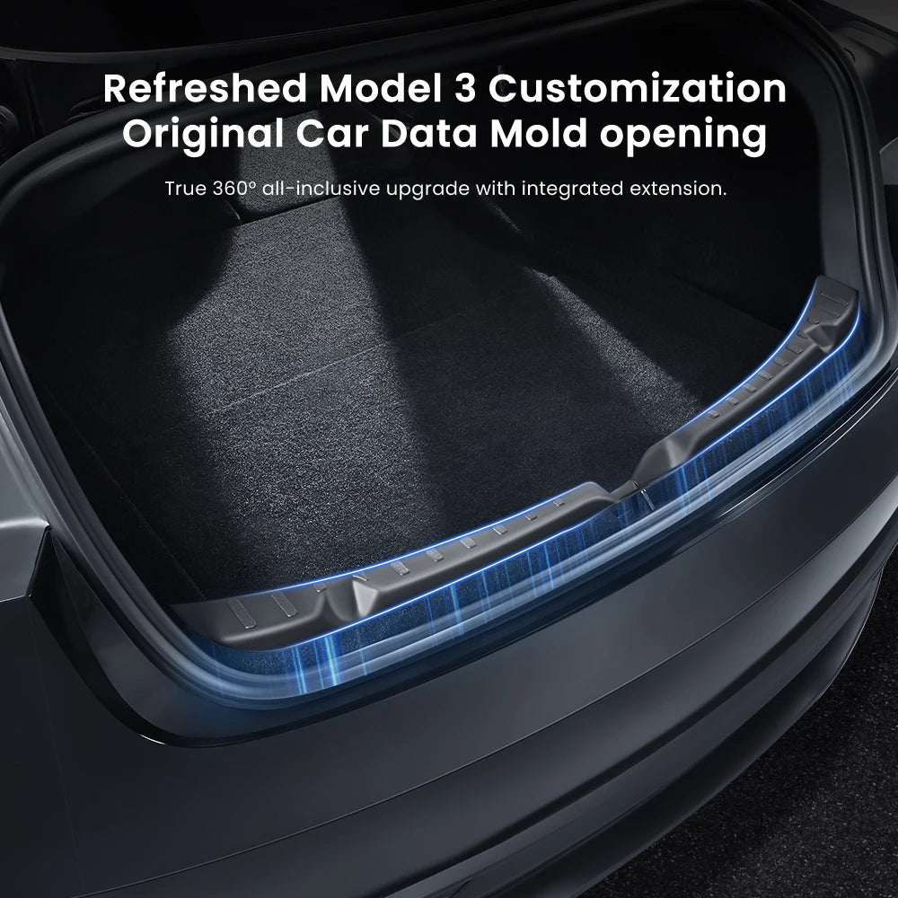 Rear Trunk Sill Guard for Model 3 Highland (2024+) & Model Y Juniper (2025+)