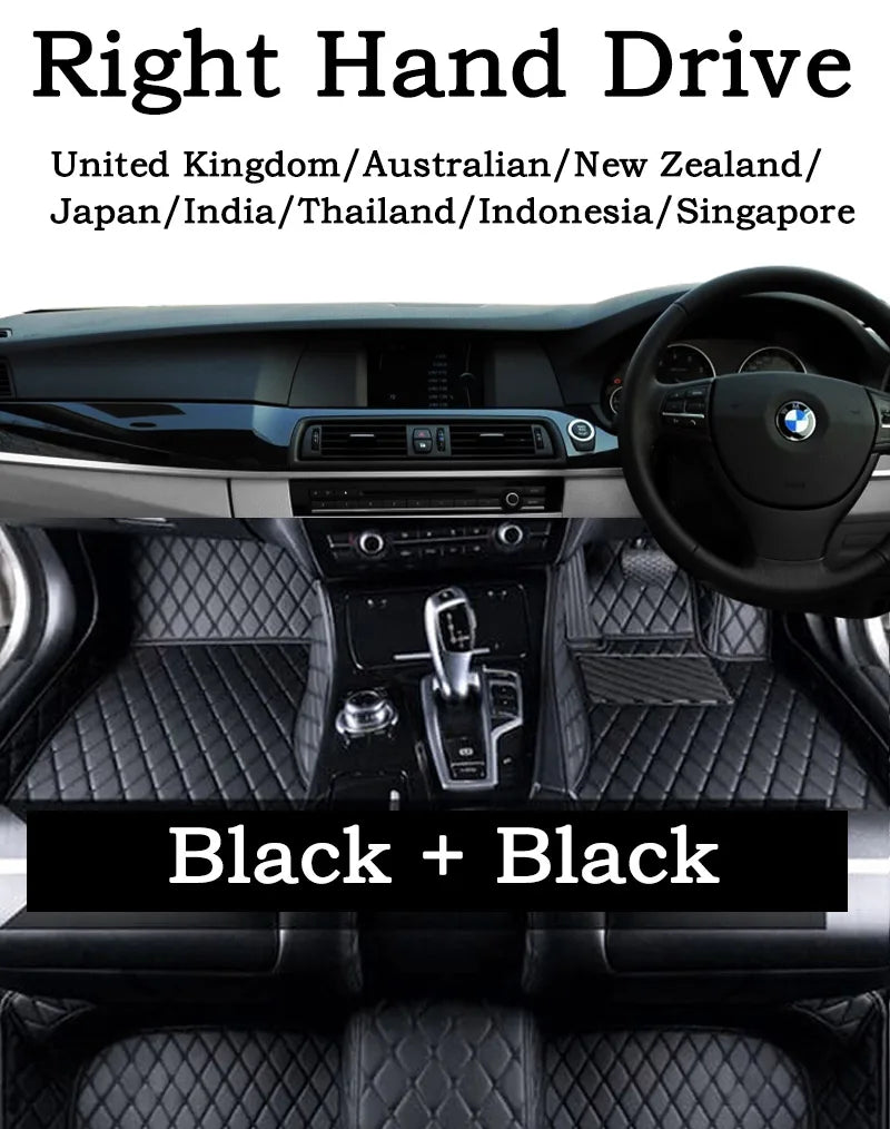 Leather Floor Mats for BMW i5 Sedan (2023-2027)