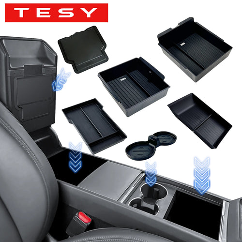 Armrest Storage Tray for Model Y Juniper (2025+)