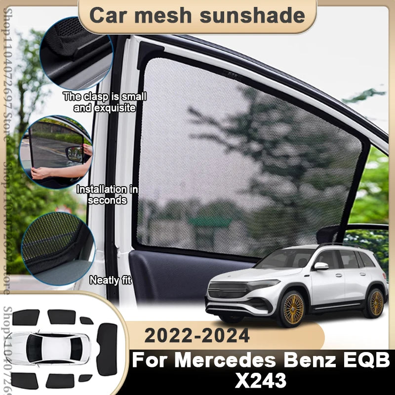 Magnetic Sunshade for Mercedes EQB