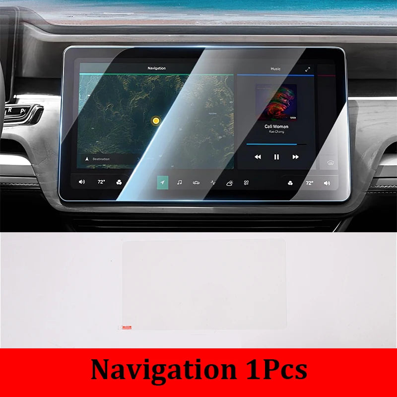 Center Screen Tempered Glass Protector for Rivian R1T & R1S