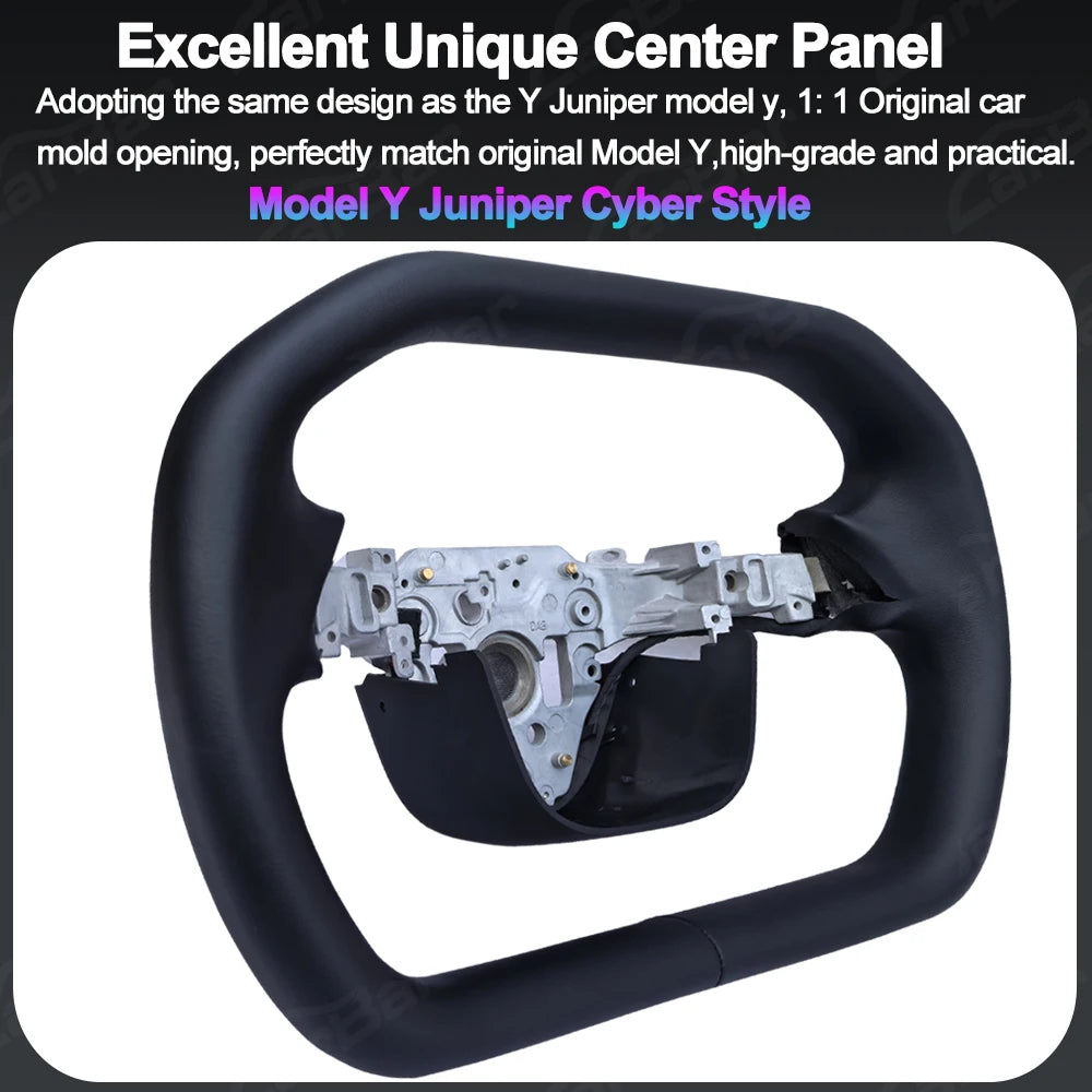 Full Floating Cybertruck-Style Yoke for Model Y Juniper / Model 3 Highland