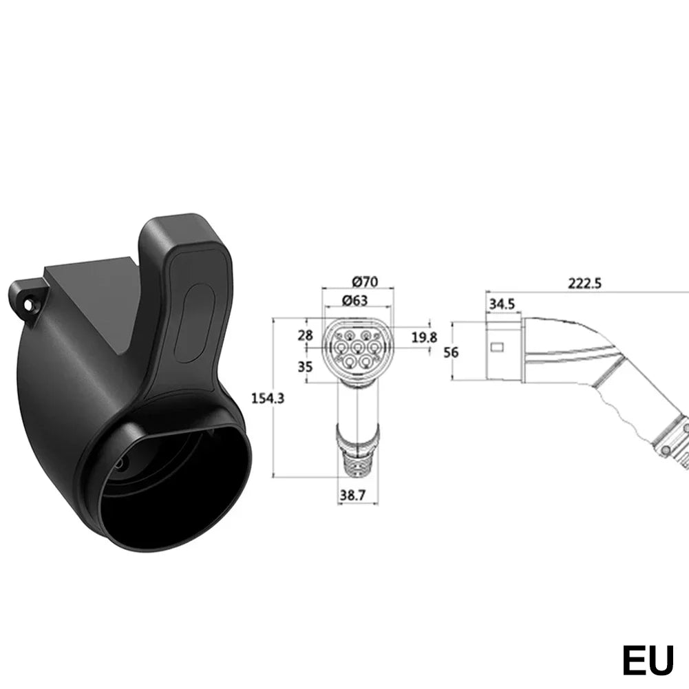 Portable EV Plug Holder Stand (NACS / J1772)