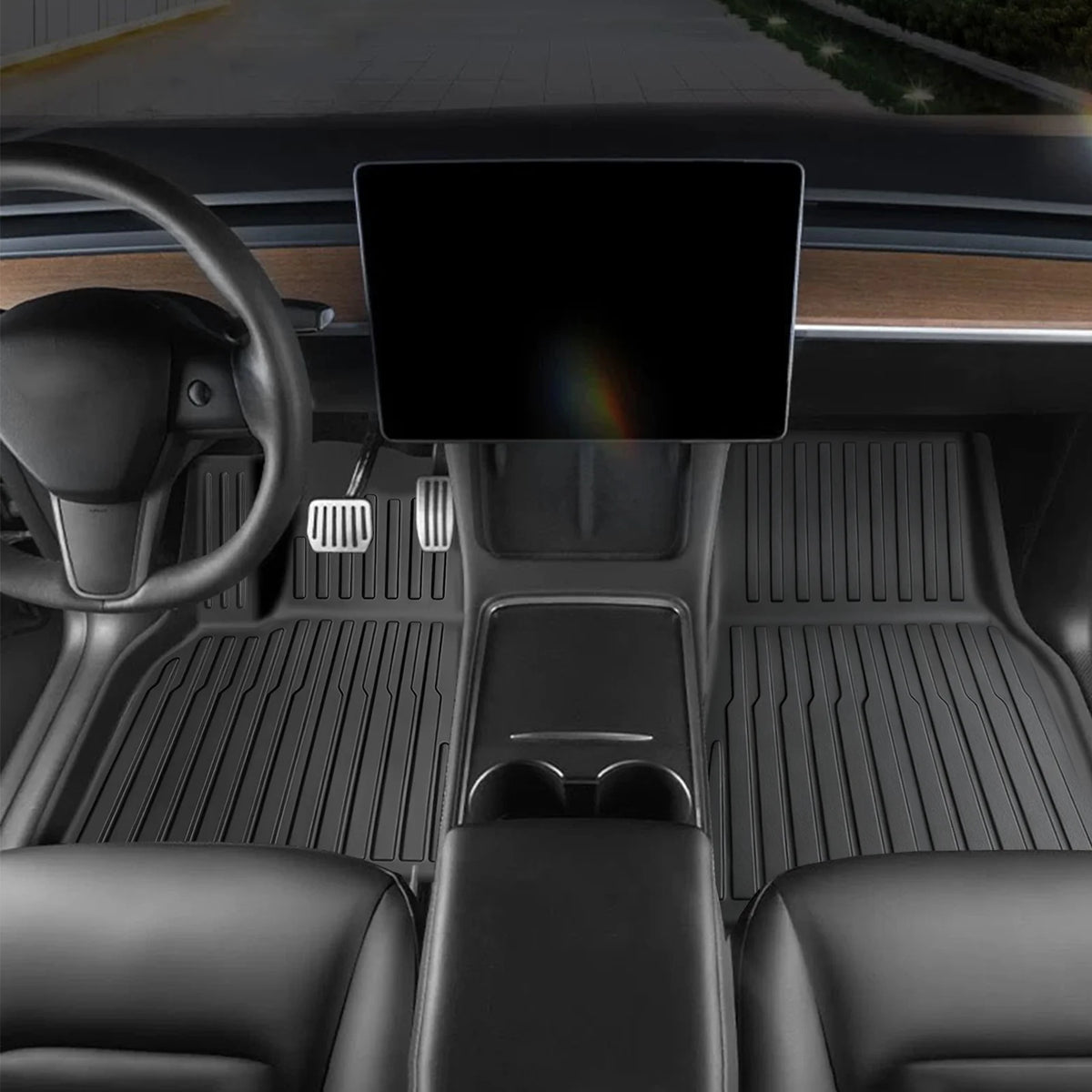 6-Piece TPE Floor Liners for Model Y (2021-2024)