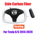 Alcantara Carbon Yoke Steering Wheel for Model S / Model X