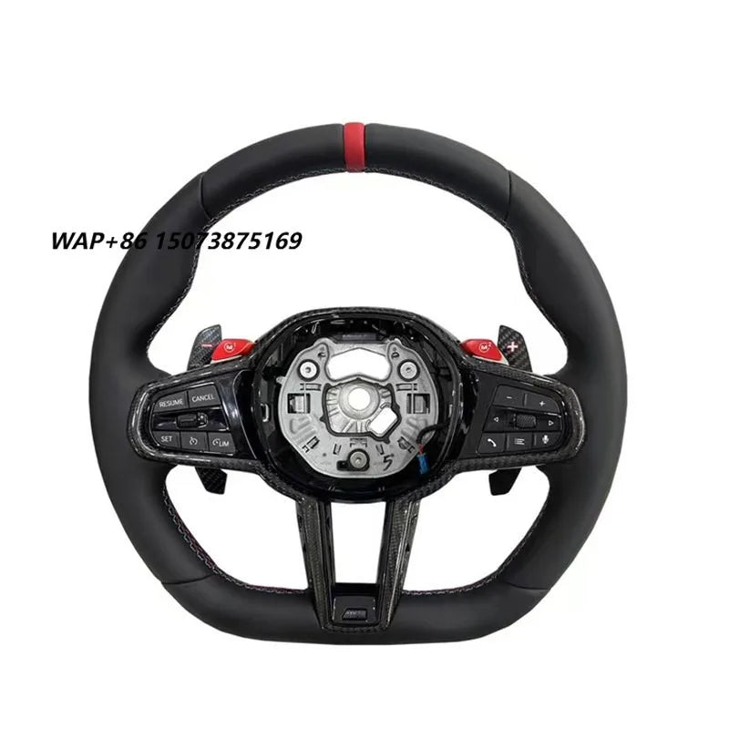 Dry Carbon Fiber Steering Wheel for BMW iX / G70 Family