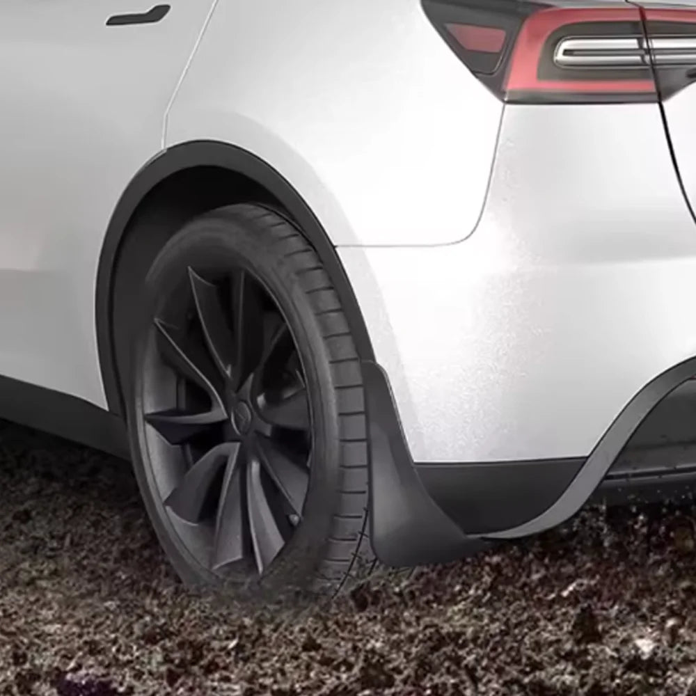 No-Drill Mud Flaps for Model Y (2020-2024), Set of 4
