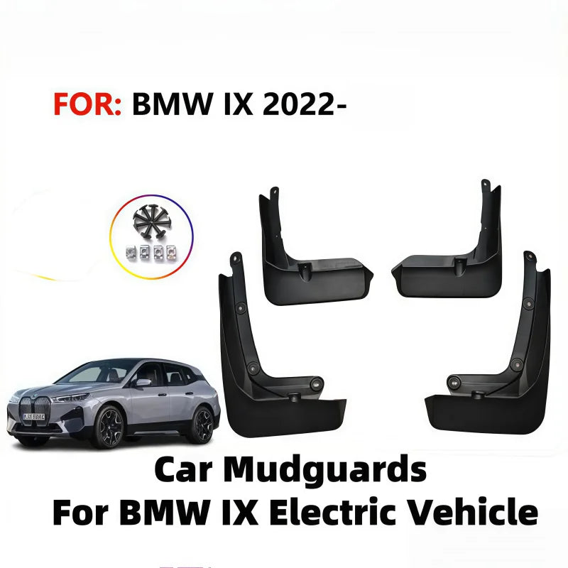 Mud Flaps for BMW iX EV (2022-2025), Set of 4