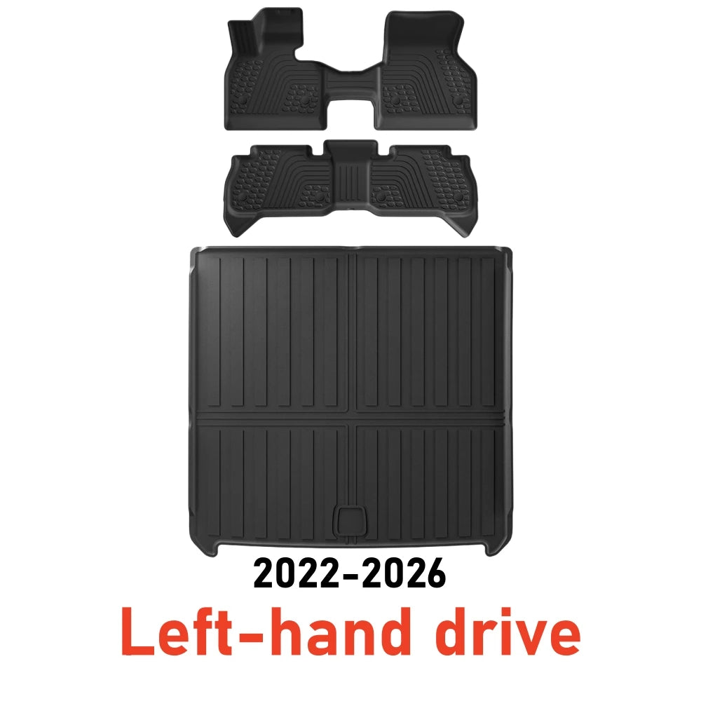 All-Weather TPE Floor Mats for BMW iX (2022-2026)