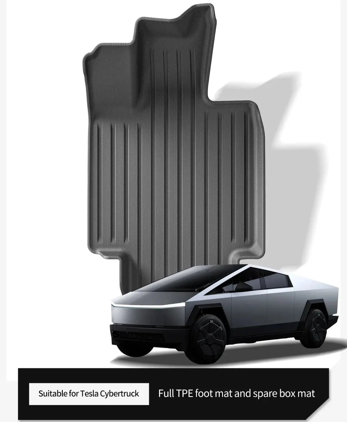 TPE All-Weather Floor & Rear Trunk Mats for Cybertruck