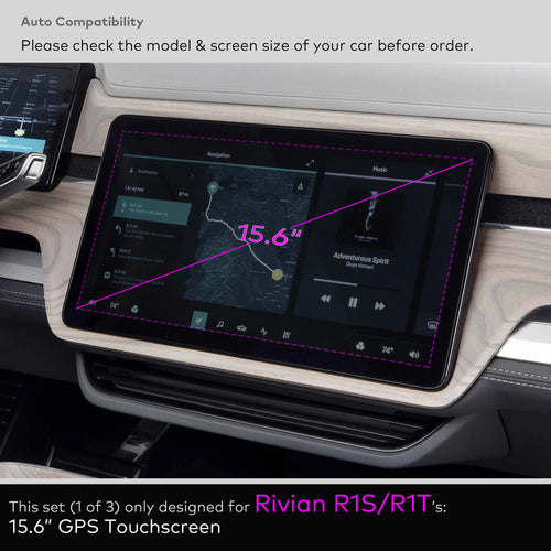 3-Piece Screen Protector Kit for Rivian R1T & R1S