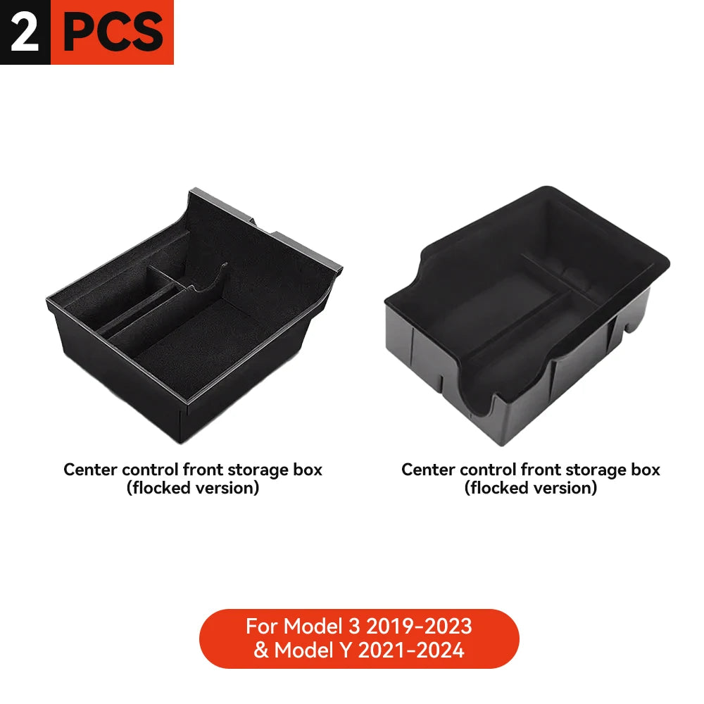 Center Armrest Hidden Storage Tray for Model 3 (2021-2023)