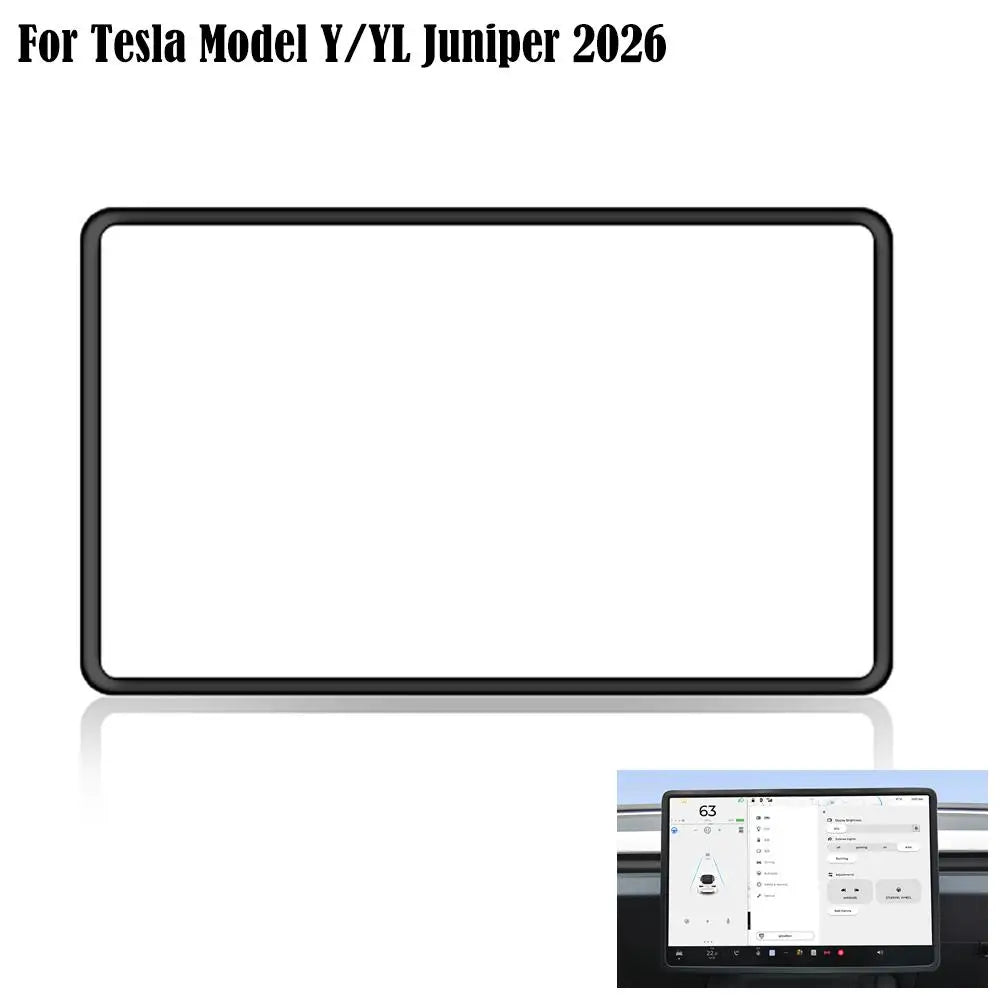 Silicone Screen Bezel Protector for Model Y Juniper (2025+)
