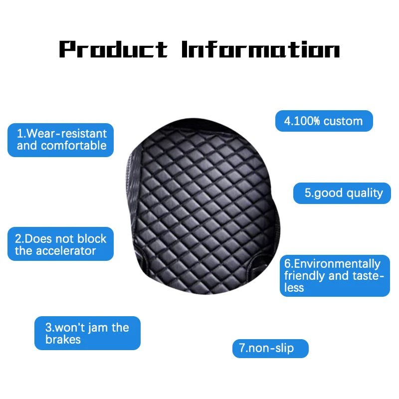 Leather Floor Mats for BMW i5 Sedan (2023-2027)
